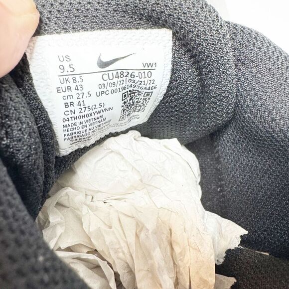 Nike Air Max AP Cross Training Shoes Men’s CU4826-010 BLACK/WHITE Sneakers 9.5 - Picture 9 of 9